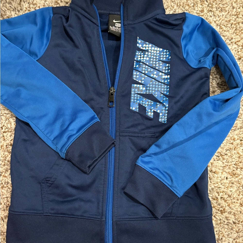 Nike boys toddler track jacket size 4T